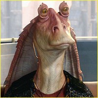 Jar Jar Binks personnage de la série Star Wars Universe