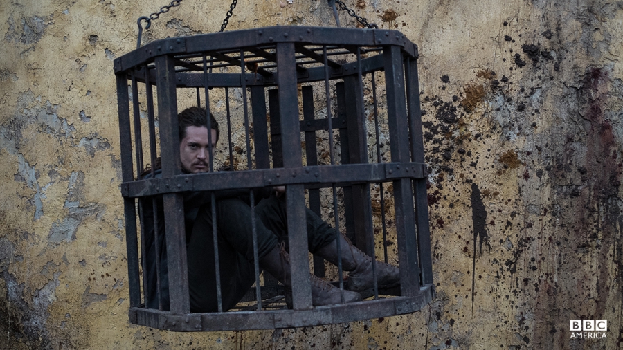 Uhtred (Alexander Dreymon) emprisonn